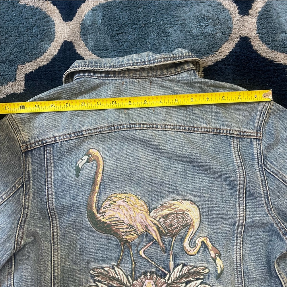 UO Embroidered Jean Jacket - Picture 7 of 7
